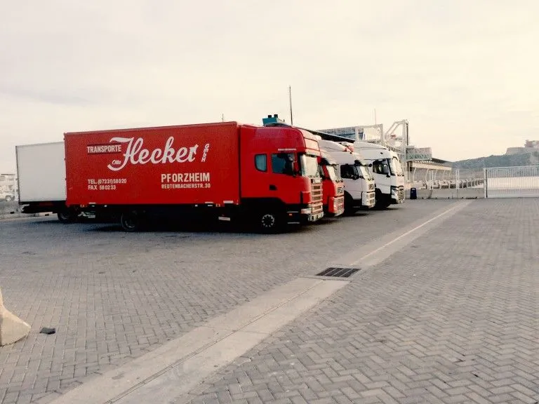 LKW für den Möbeltransport